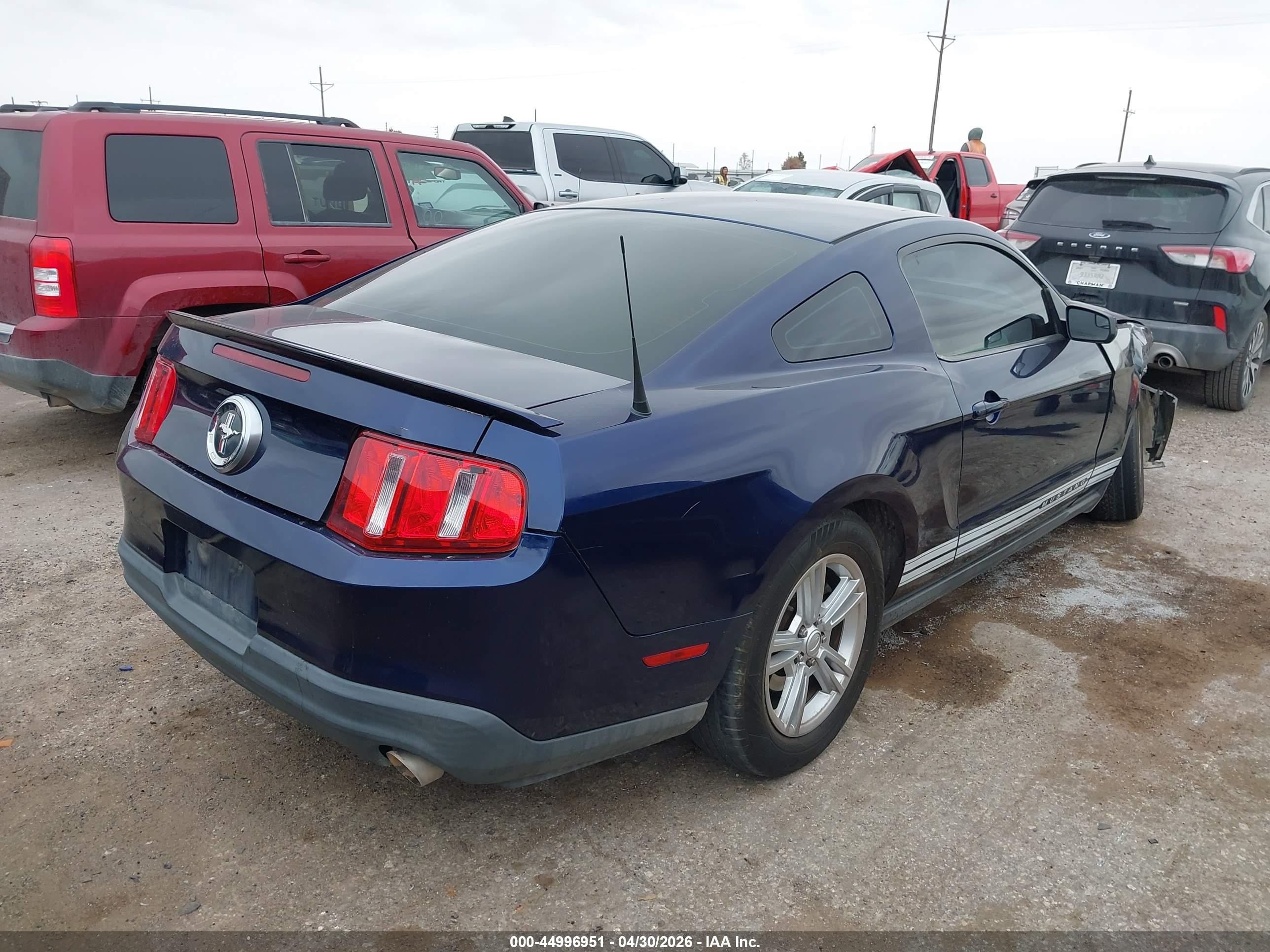 2011 Ford Mustang V6 Dark Blue vin: 1ZVBP8AM5B5134199