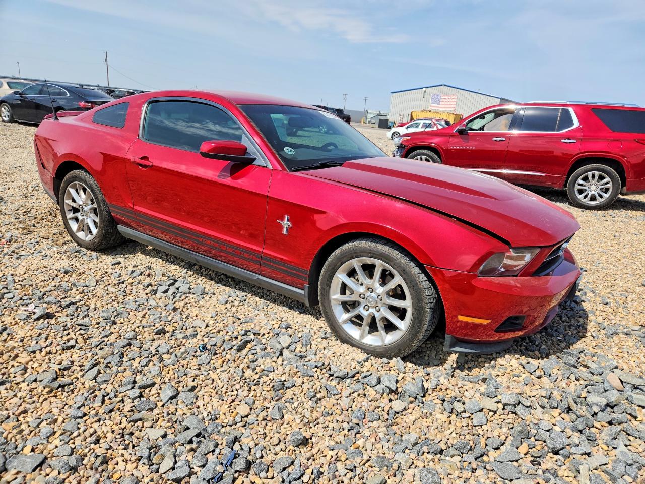 2011 Ford Mustang Maroon vin: 1ZVBP8AM5B5153528