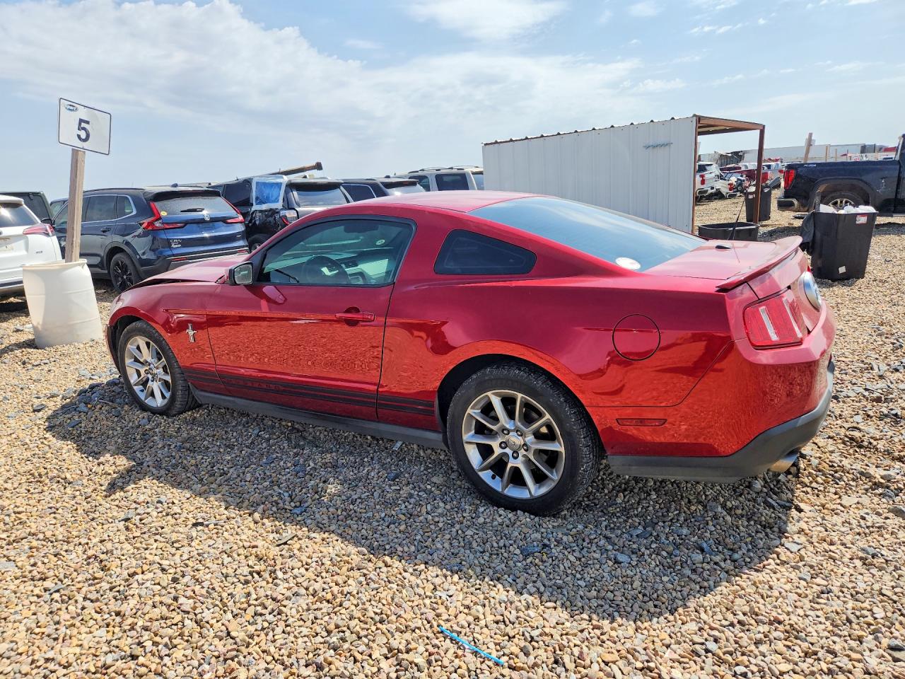 2011 Ford Mustang Maroon vin: 1ZVBP8AM5B5153528