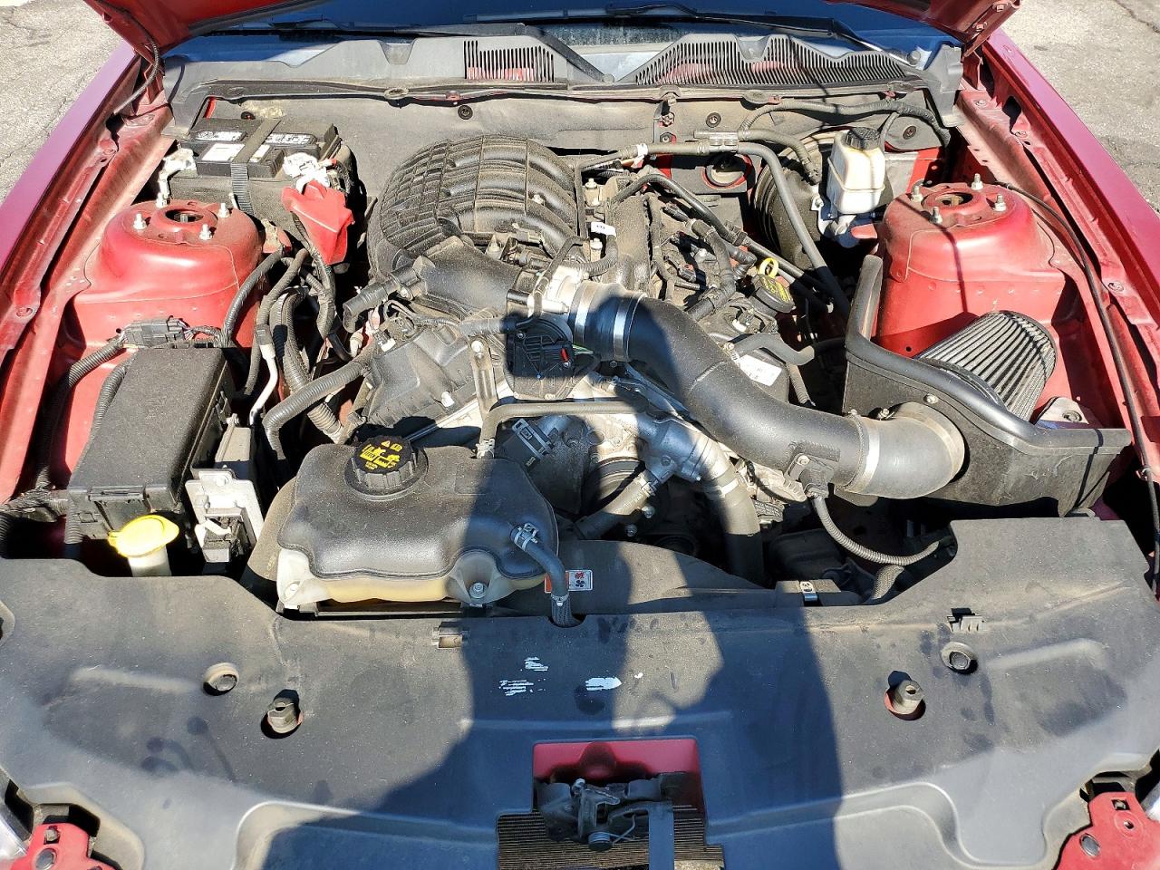 2011 Ford Mustang Maroon vin: 1ZVBP8AM5B5169115