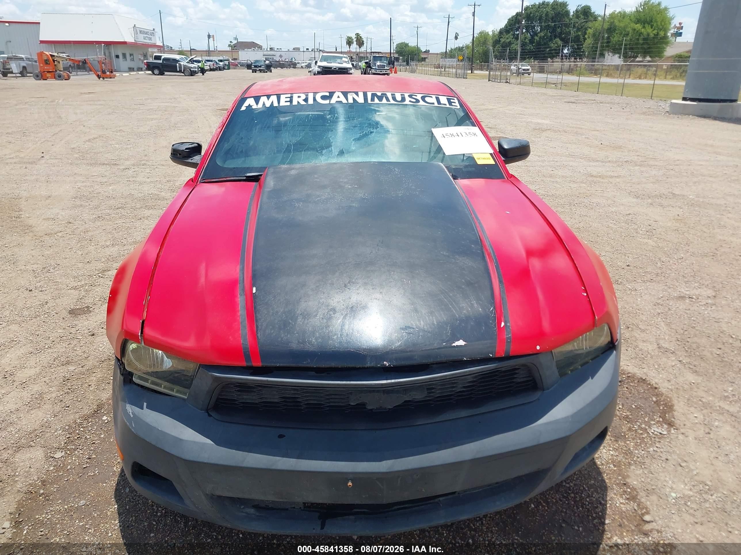 2012 Ford Mustang V6 Premium Red vin: 1ZVBP8AM5C5212210