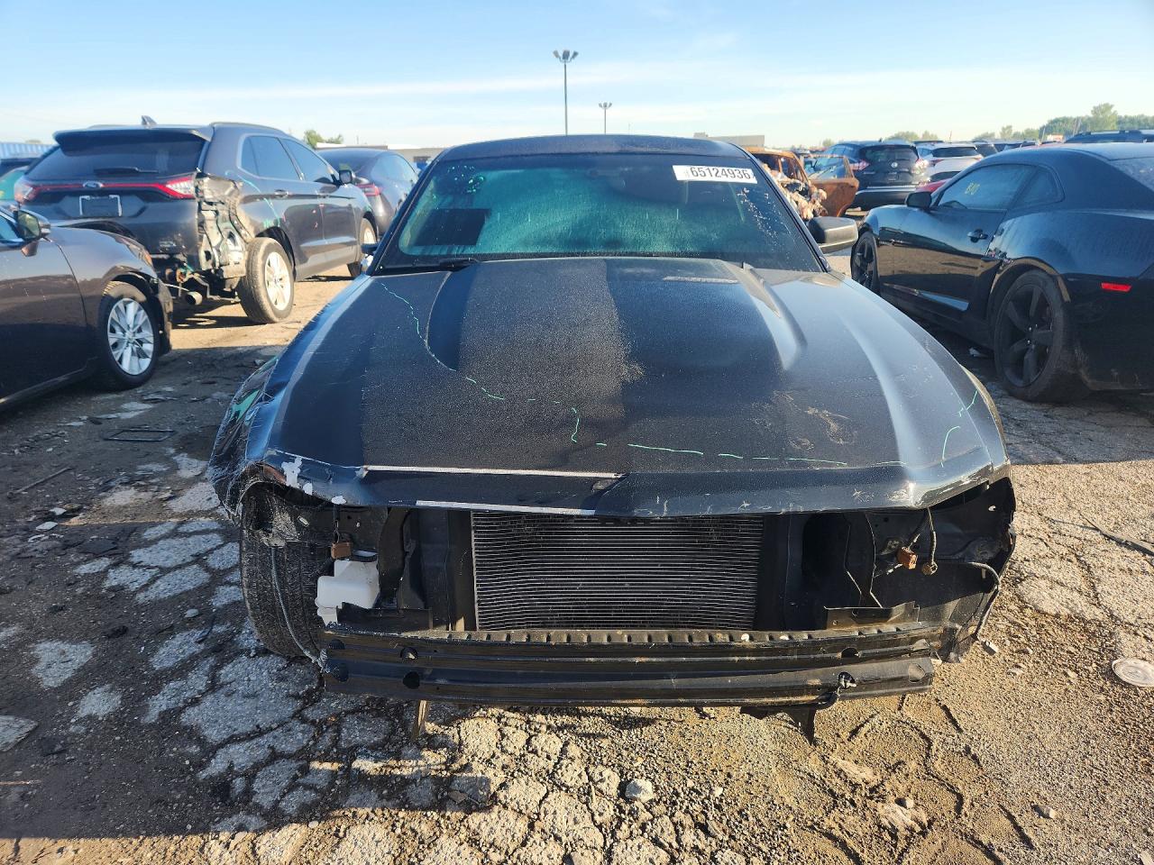 2012 Ford Mustang Black vin: 1ZVBP8AM5C5221991
