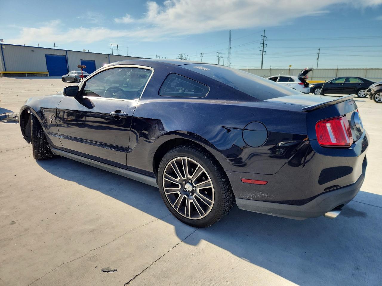 2012 Ford Mustang Blue vin: 1ZVBP8AM5C5238905
