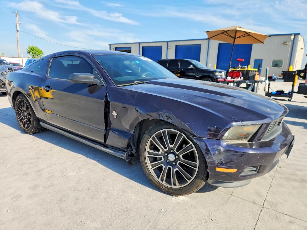2012 Ford Mustang Blue vin: 1ZVBP8AM5C5238905