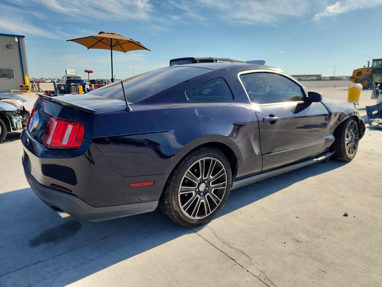 2012 Ford Mustang Blue vin: 1ZVBP8AM5C5238905