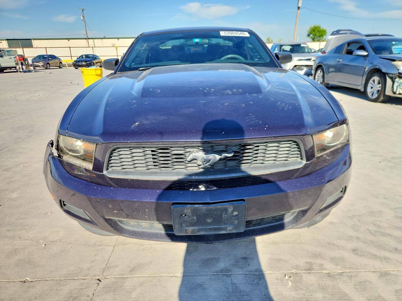 2012 Ford Mustang Blue vin: 1ZVBP8AM5C5238905