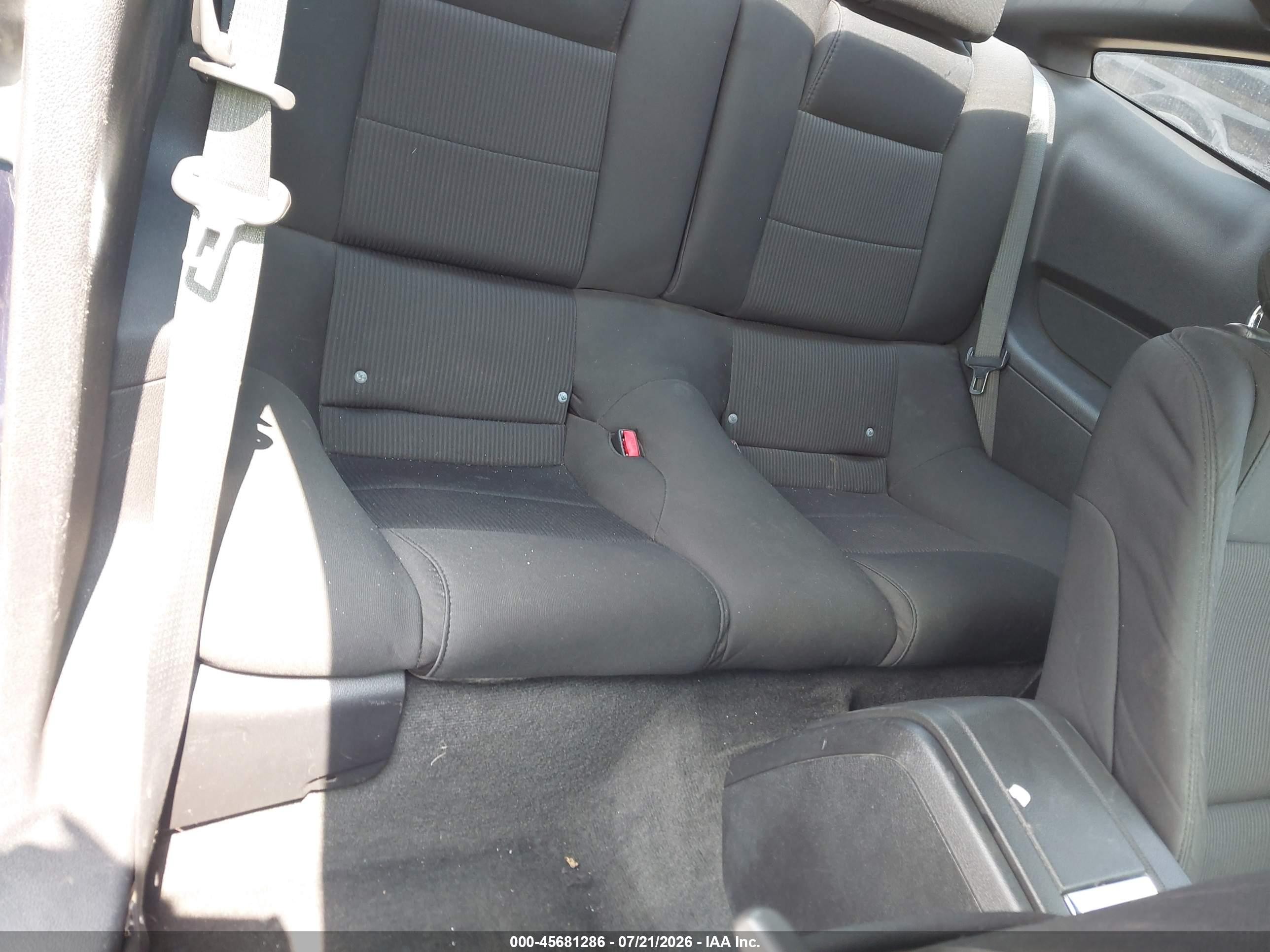 2012 Ford Mustang V6 Blue vin: 1ZVBP8AM5C5241416