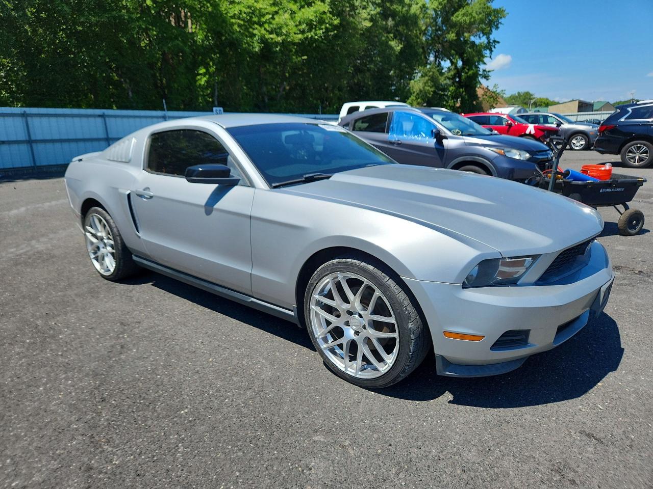 2012 Ford Mustang Silver vin: 1ZVBP8AM5C5244865