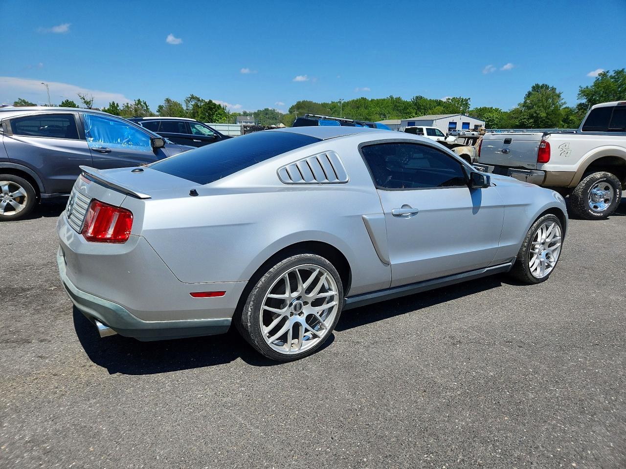 2012 Ford Mustang Silver vin: 1ZVBP8AM5C5244865