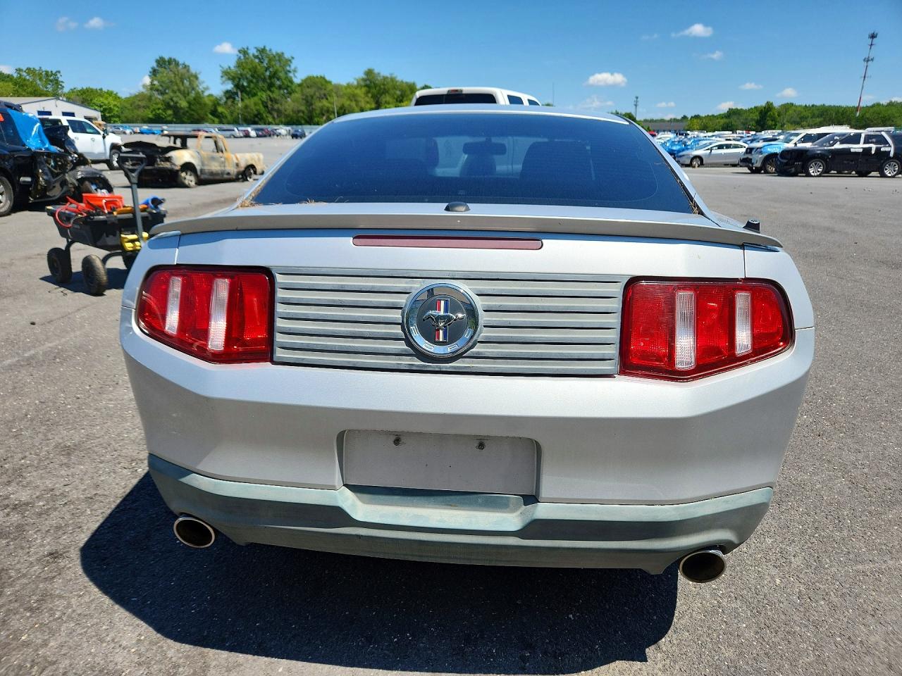 2012 Ford Mustang Silver vin: 1ZVBP8AM5C5244865