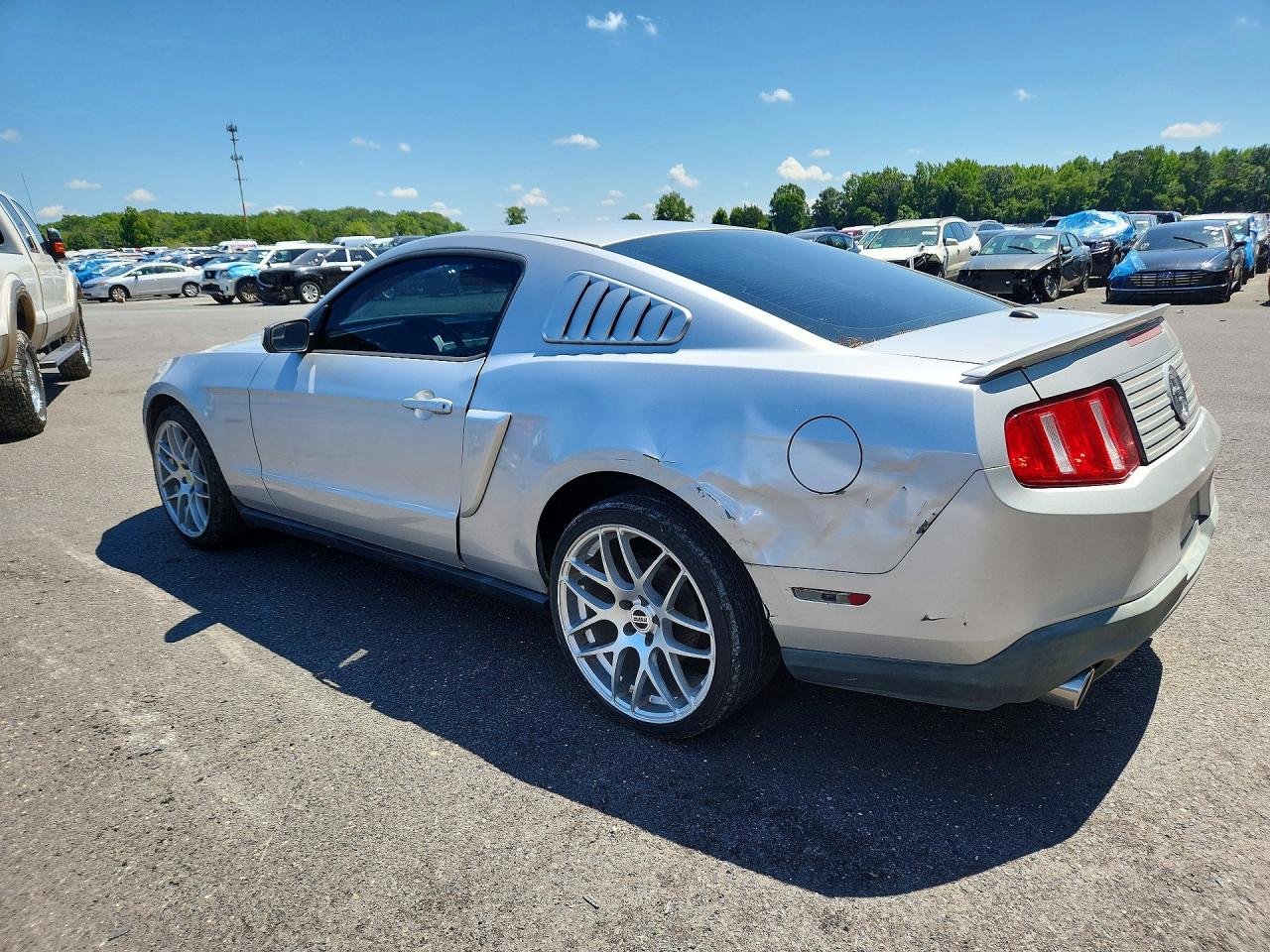 2012 Ford Mustang Silver vin: 1ZVBP8AM5C5244865