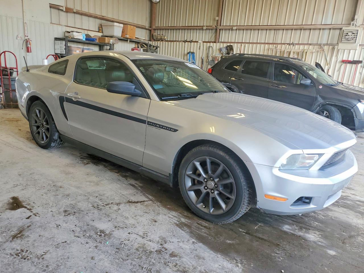 2012 Ford Mustang Silver vin: 1ZVBP8AM5C5268860