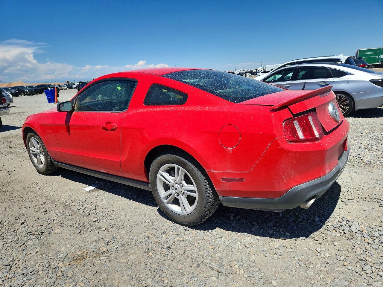 2012 Ford Mustang Red vin: 1ZVBP8AM5C5278594