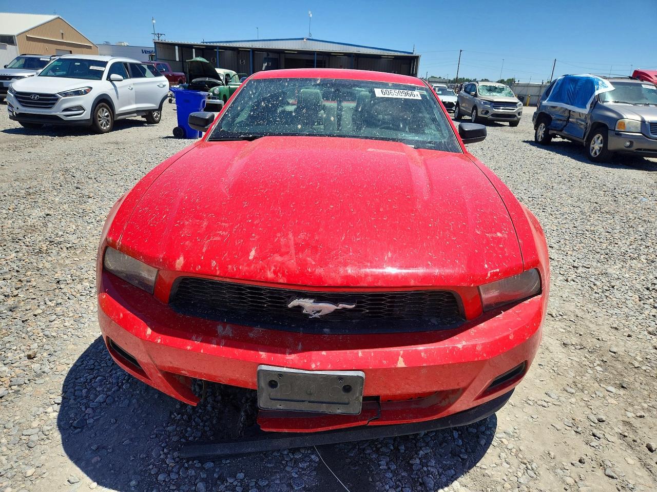 2012 Ford Mustang Red vin: 1ZVBP8AM5C5278594