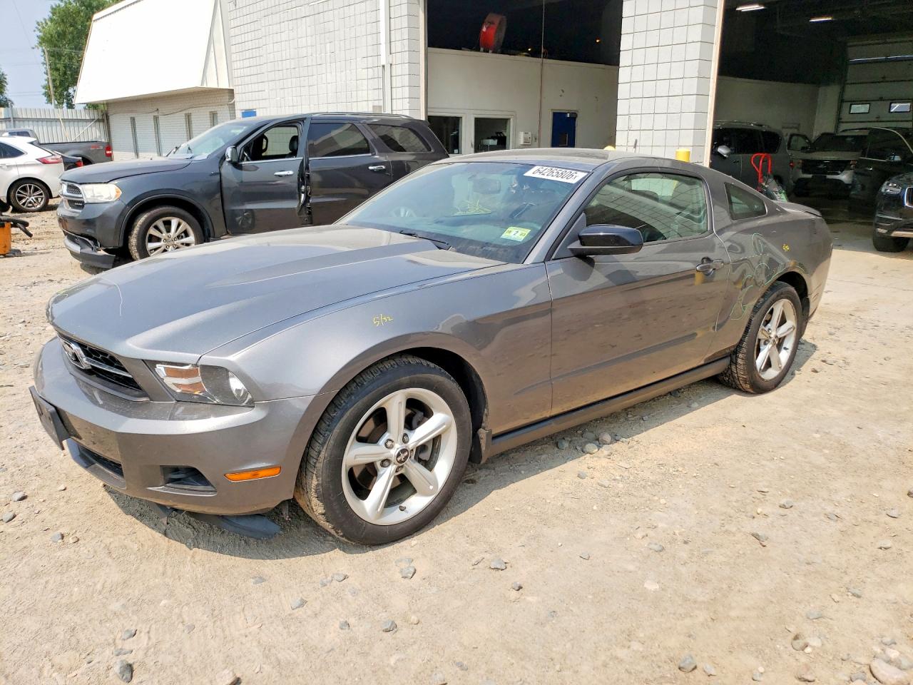 2012 Ford Mustang Gray vin: 1ZVBP8AM5C5279986