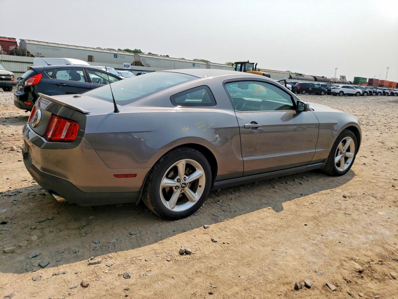 2012 Ford Mustang Gray vin: 1ZVBP8AM5C5279986
