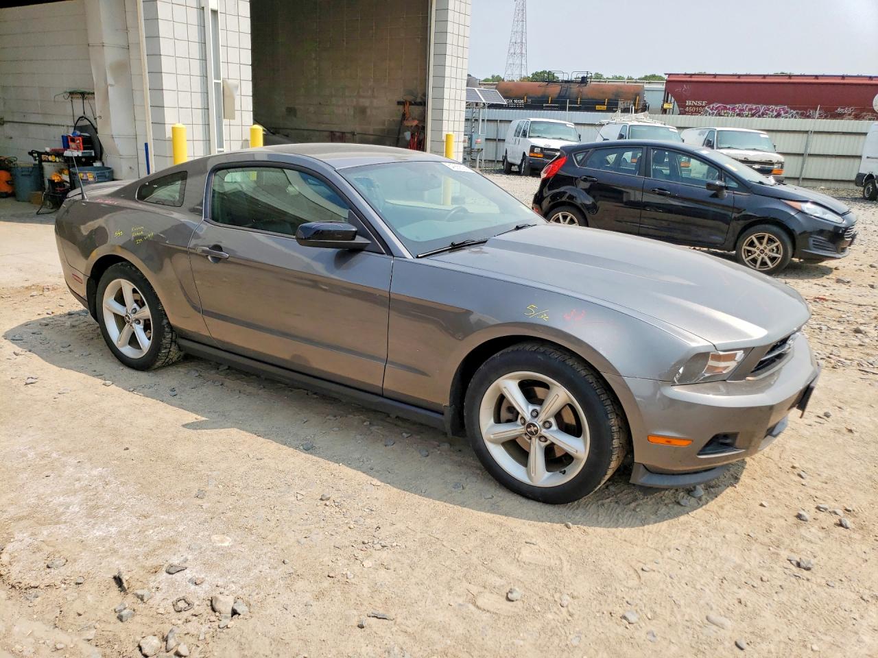 2012 Ford Mustang Gray vin: 1ZVBP8AM5C5279986
