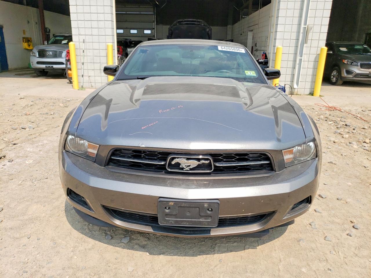 2012 Ford Mustang Gray vin: 1ZVBP8AM5C5279986