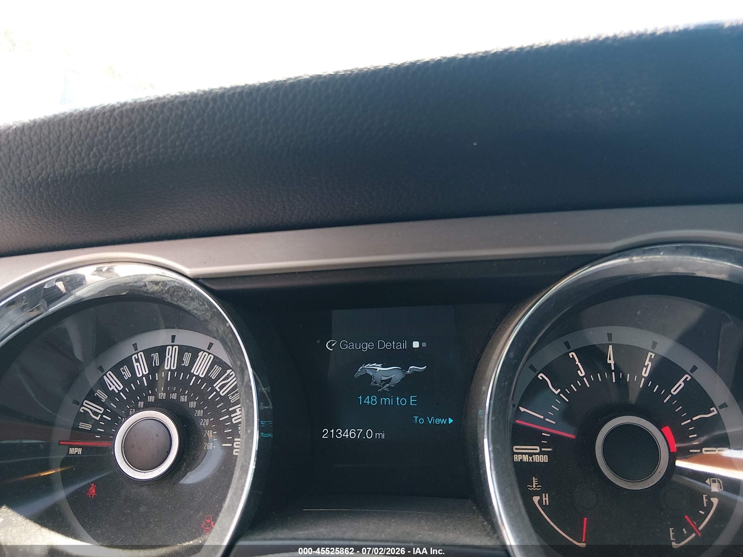 2013 Ford Mustang V6 Blue vin: 1ZVBP8AM5D5215934