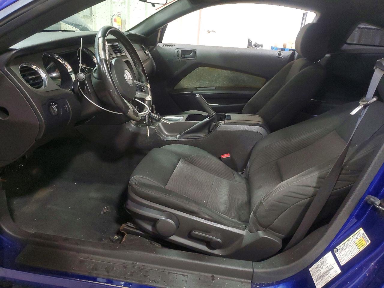 2013 Ford Mustang Blue vin: 1ZVBP8AM5D5268827
