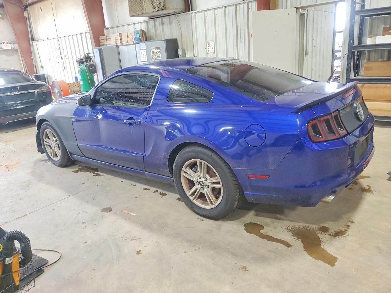 2013 Ford Mustang Blue vin: 1ZVBP8AM5D5268827