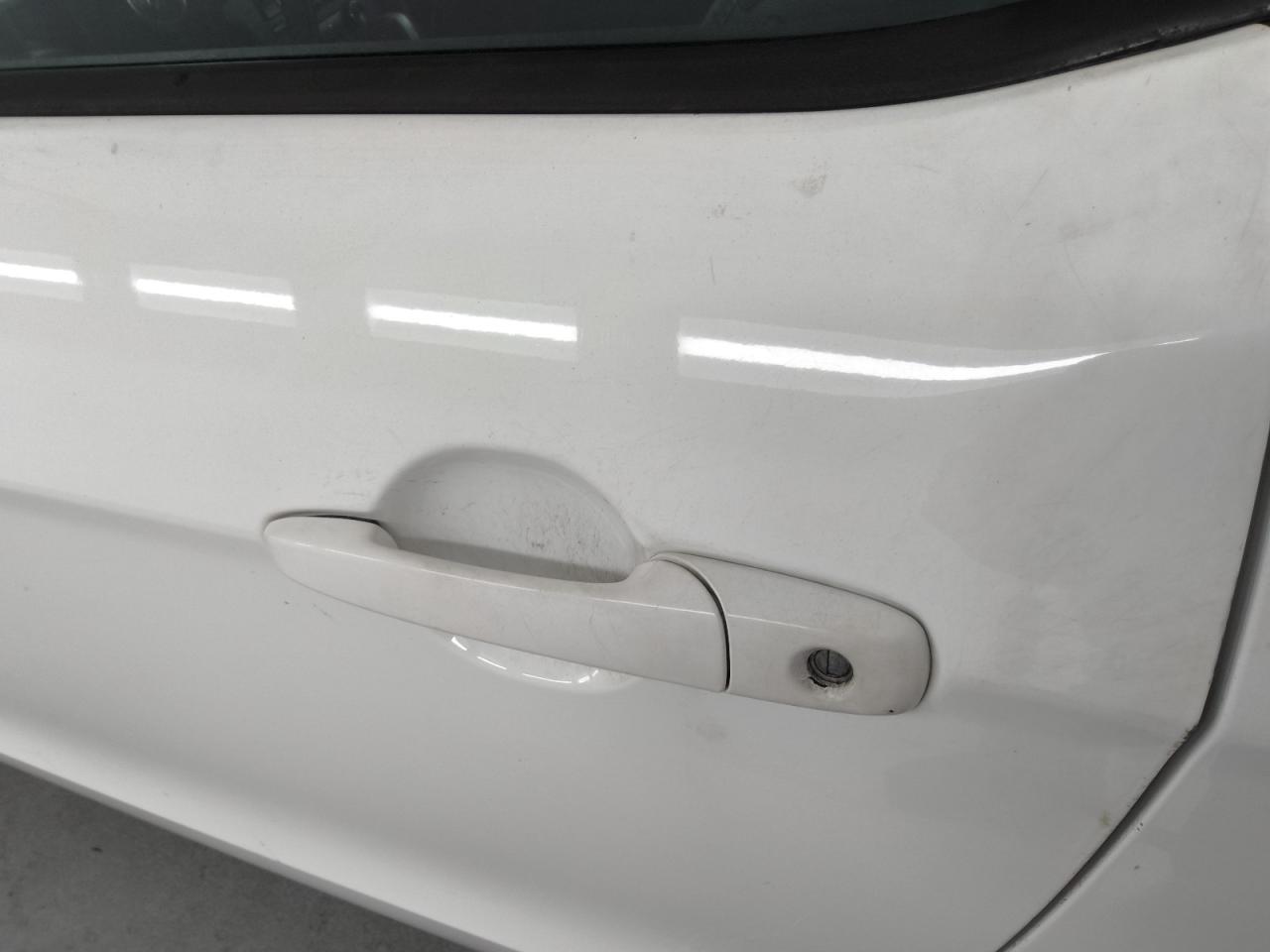 2013 Ford Mustang White vin: 1ZVBP8AM5D5282629 Damage: Left Front Door, Chipped, 3