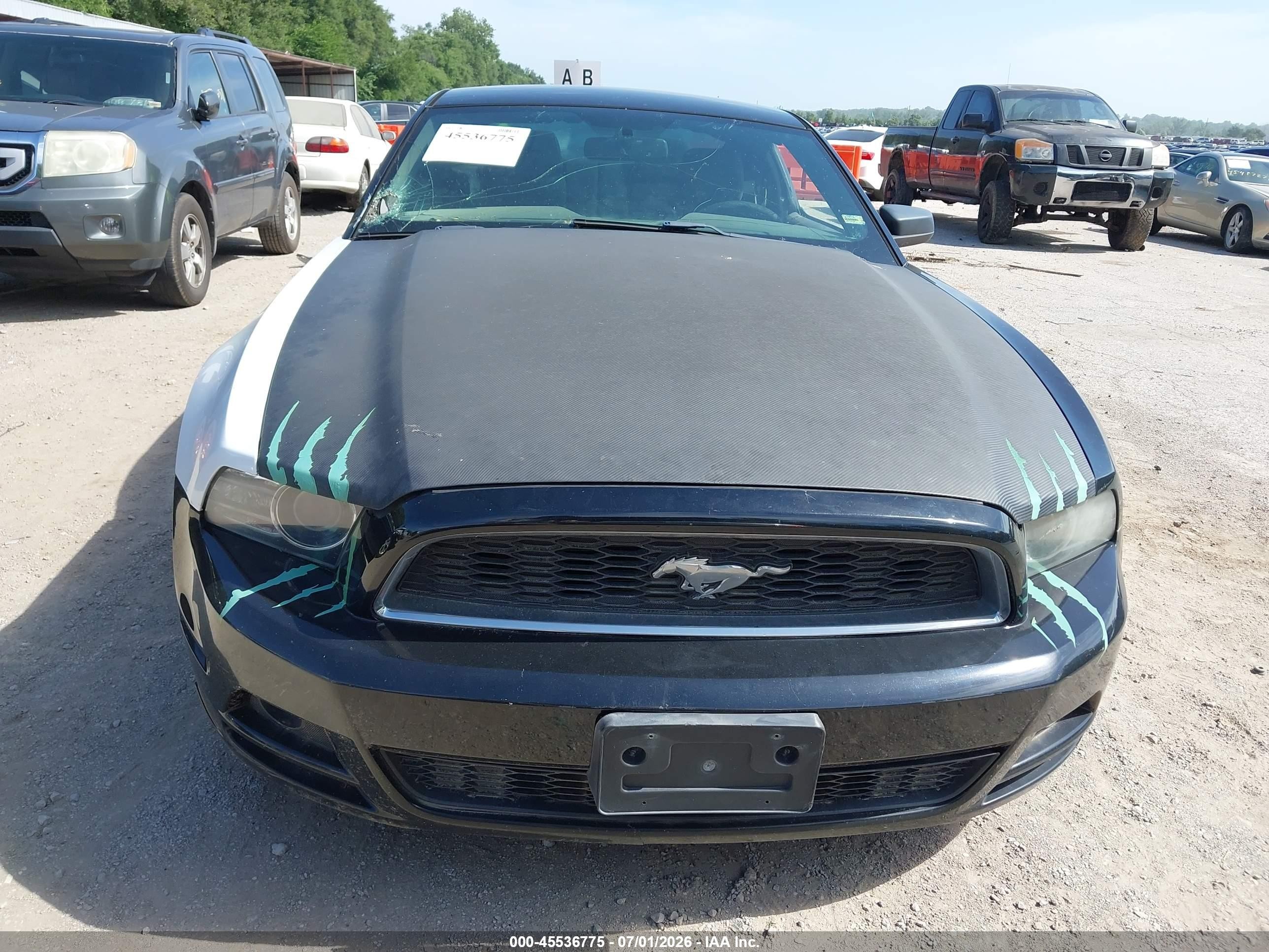 2014 Ford Mustang V6/v6 Premium Black vin: 1ZVBP8AM5E5204353