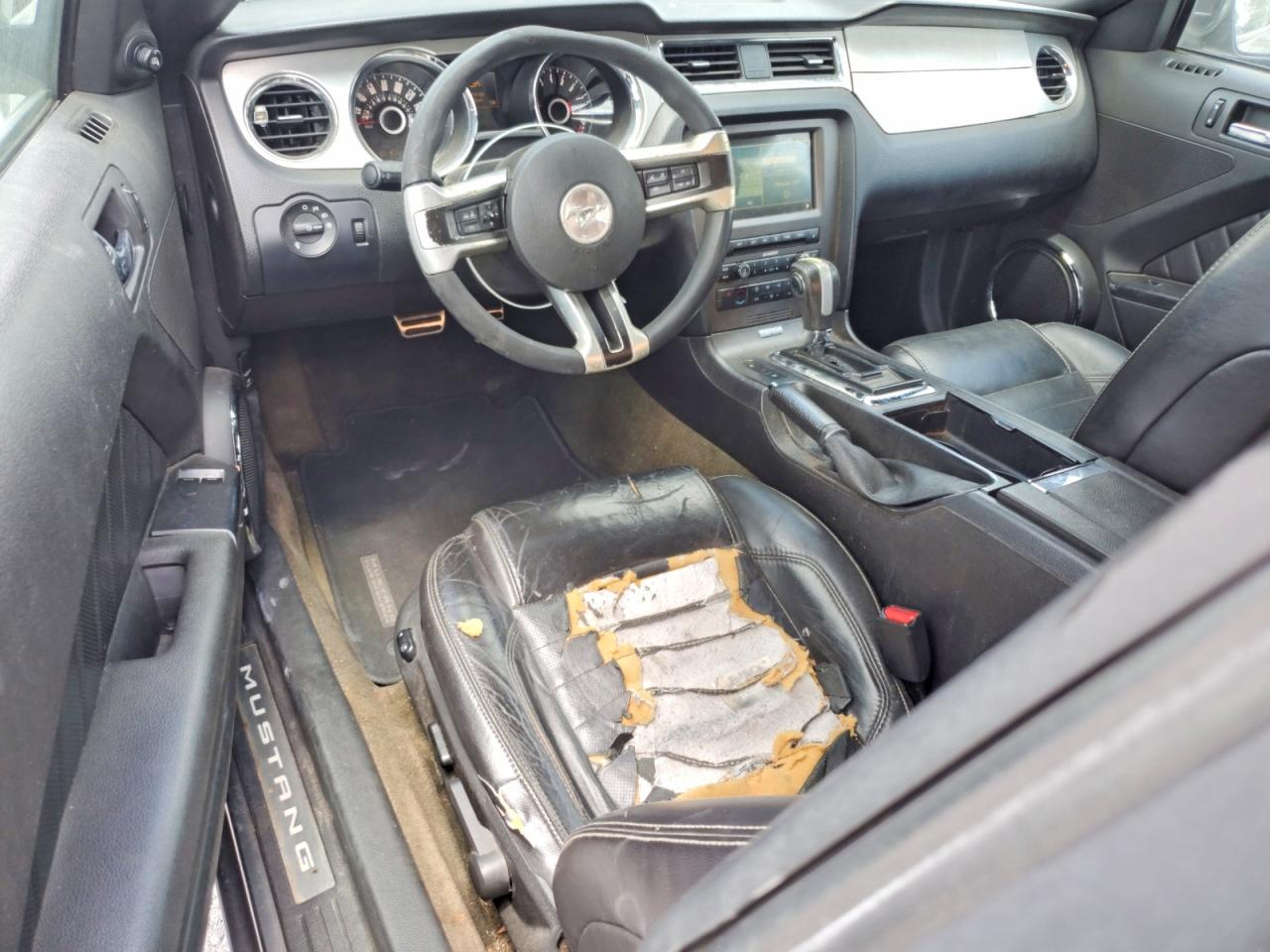 2014 Ford Mustang Серый vin: 1ZVBP8AM5E5215336