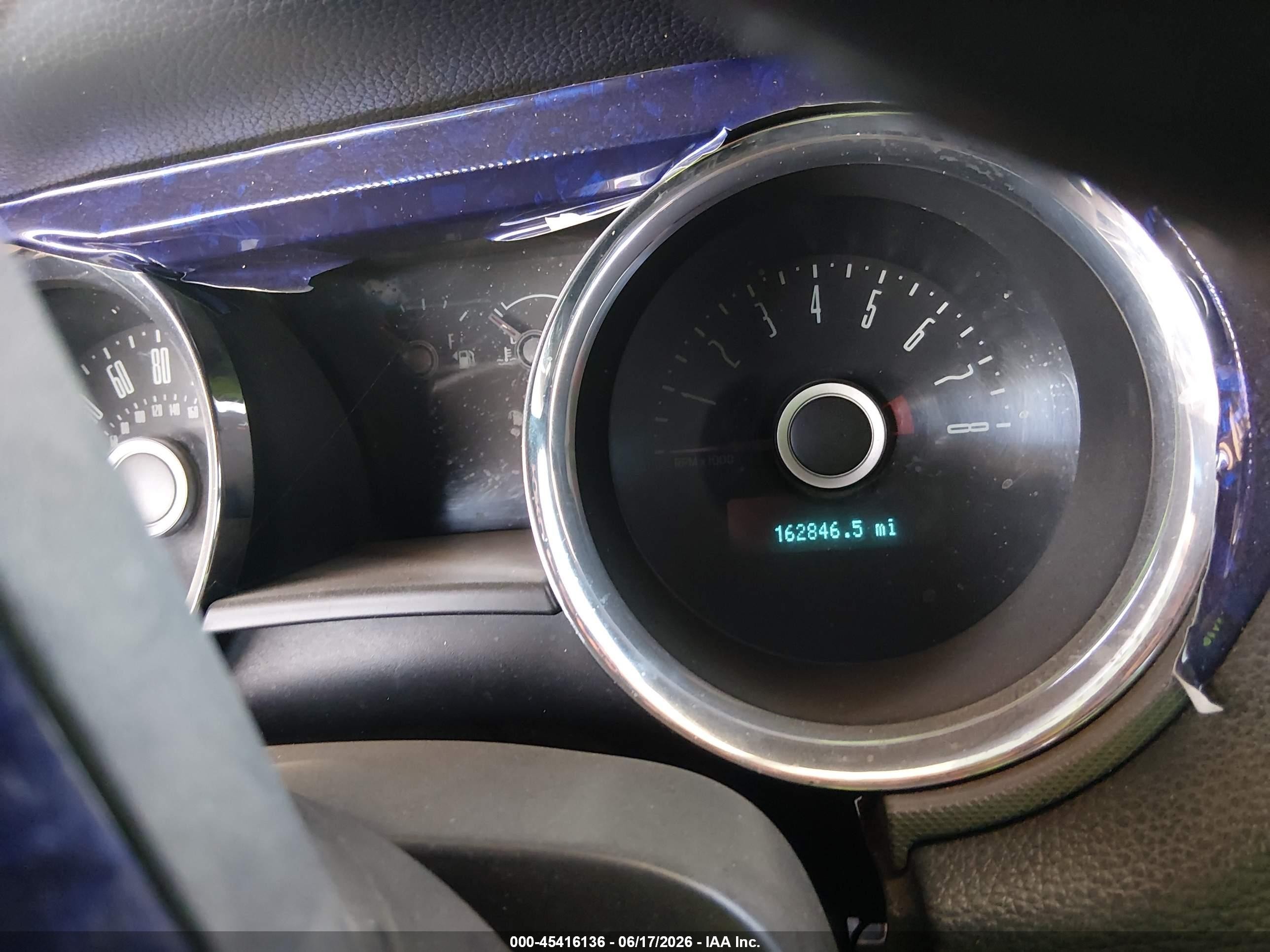 2014 Ford Mustang V6 Blue vin: 1ZVBP8AM5E5241189