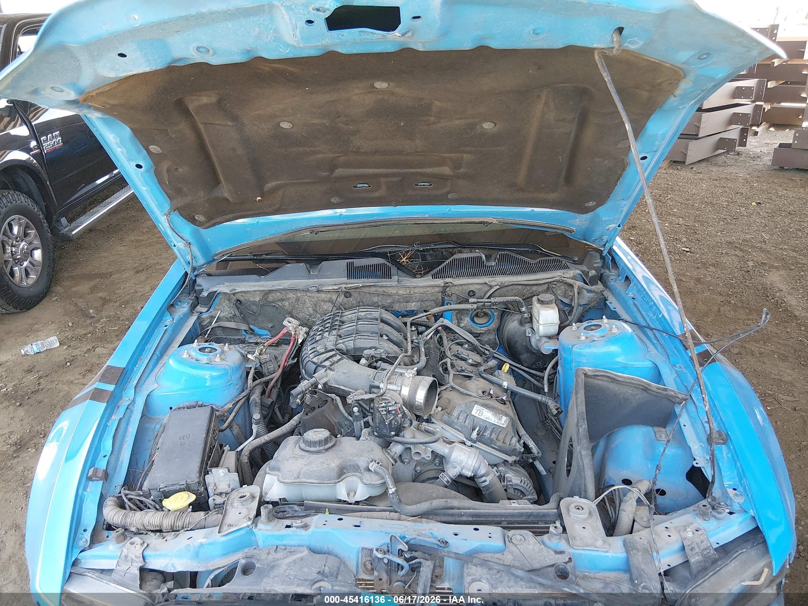 2014 Ford Mustang V6 Blue vin: 1ZVBP8AM5E5241189