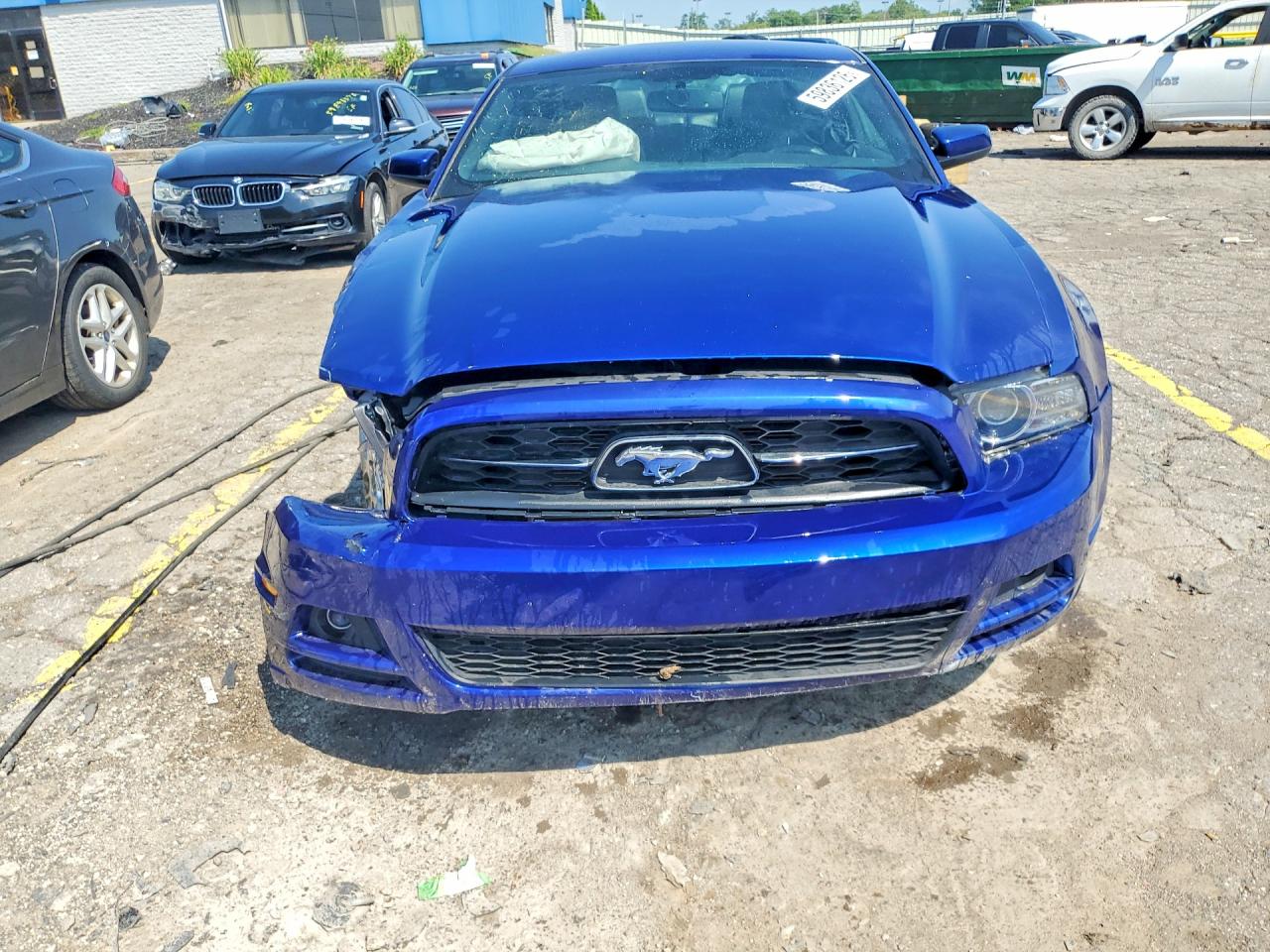 2014 Ford Mustang Blue vin: 1ZVBP8AM5E5283815
