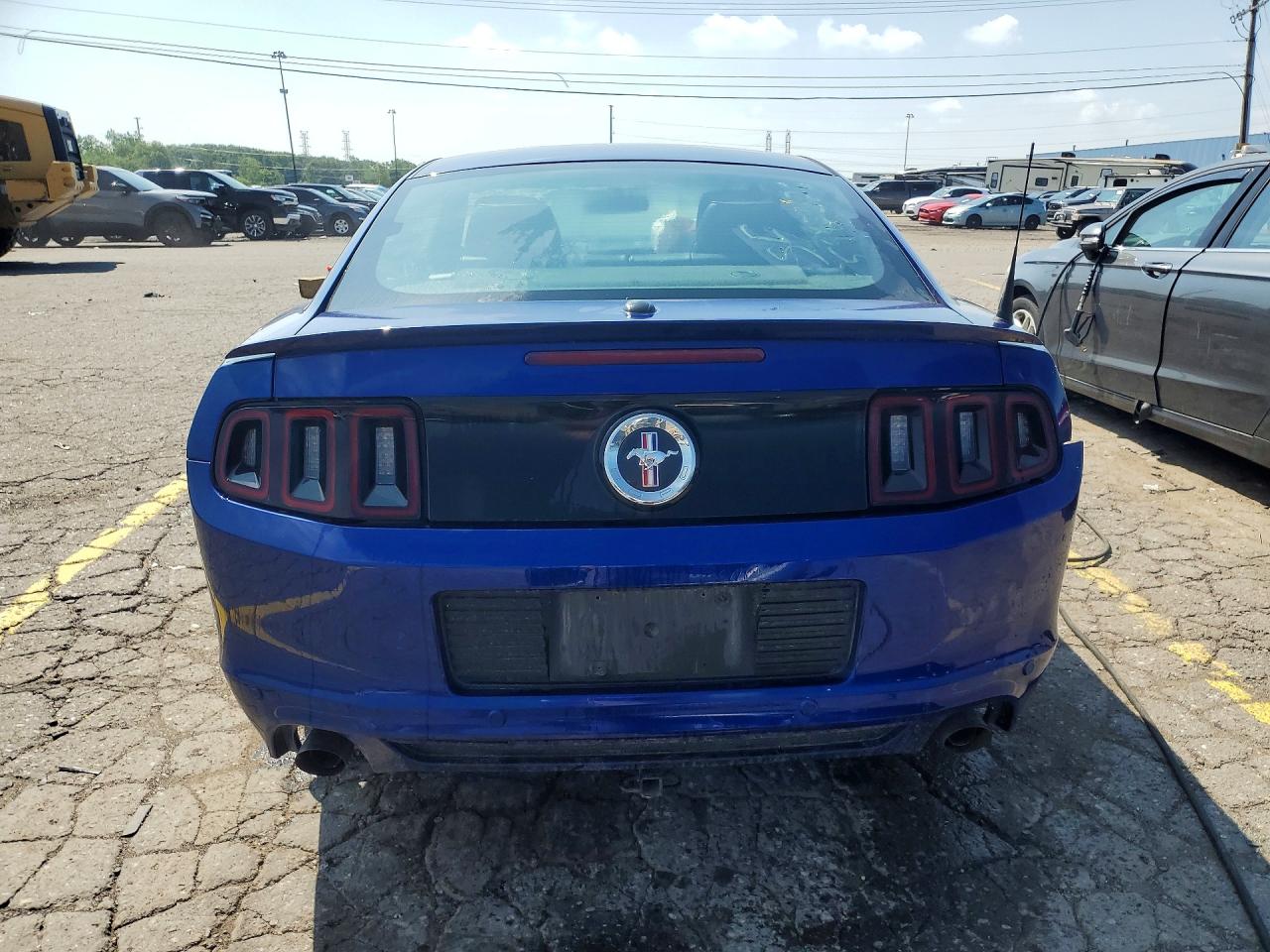 2014 Ford Mustang Blue vin: 1ZVBP8AM5E5283815