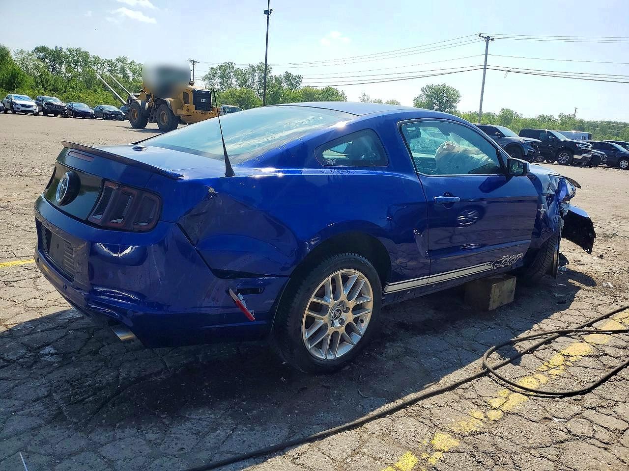 2014 Ford Mustang Blue vin: 1ZVBP8AM5E5283815
