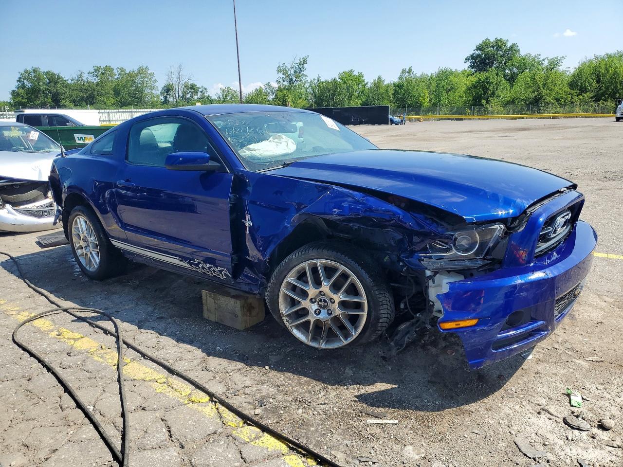 2014 Ford Mustang Blue vin: 1ZVBP8AM5E5283815