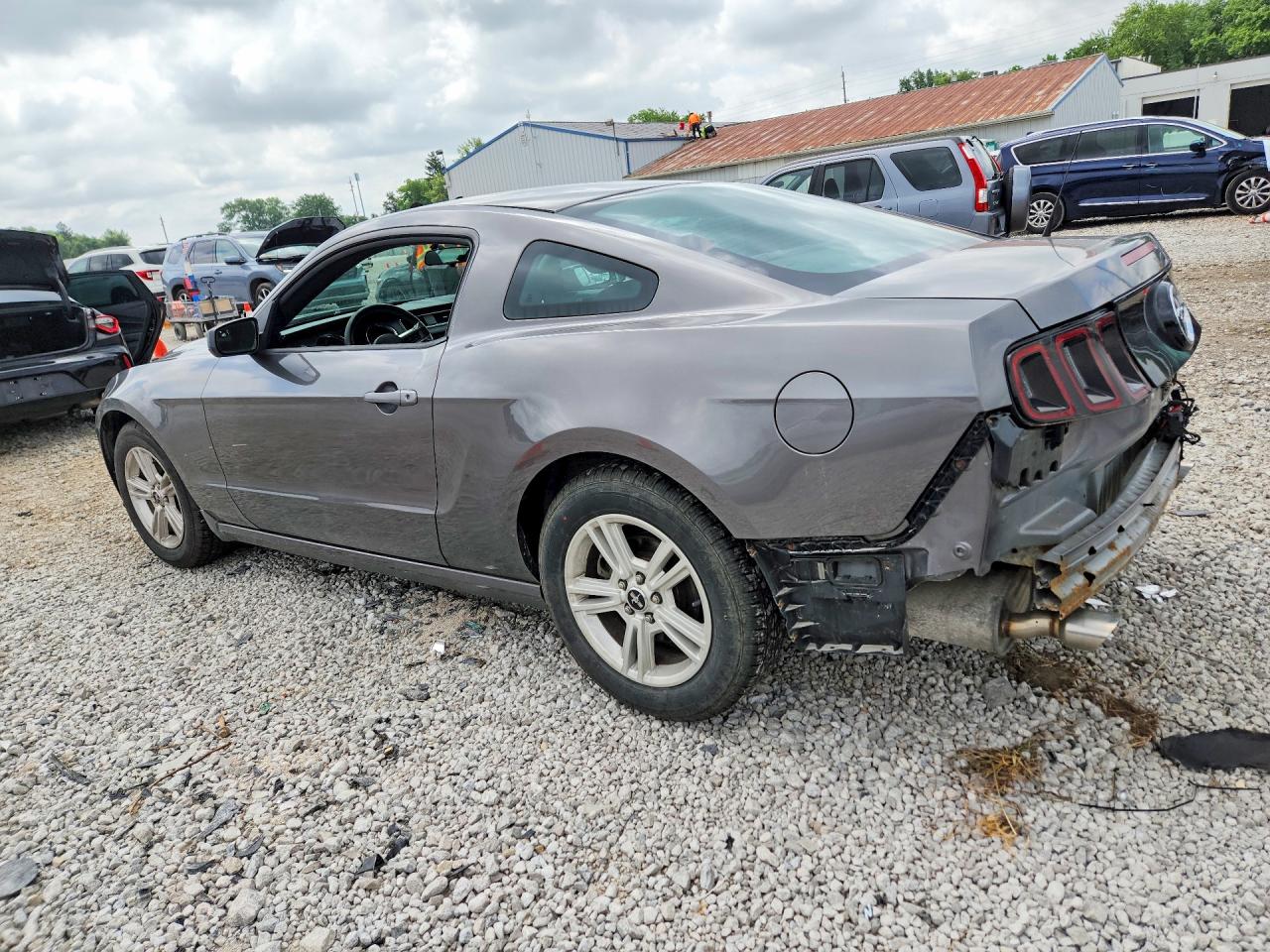 2014 Ford Mustang Gray vin: 1ZVBP8AM5E5302282