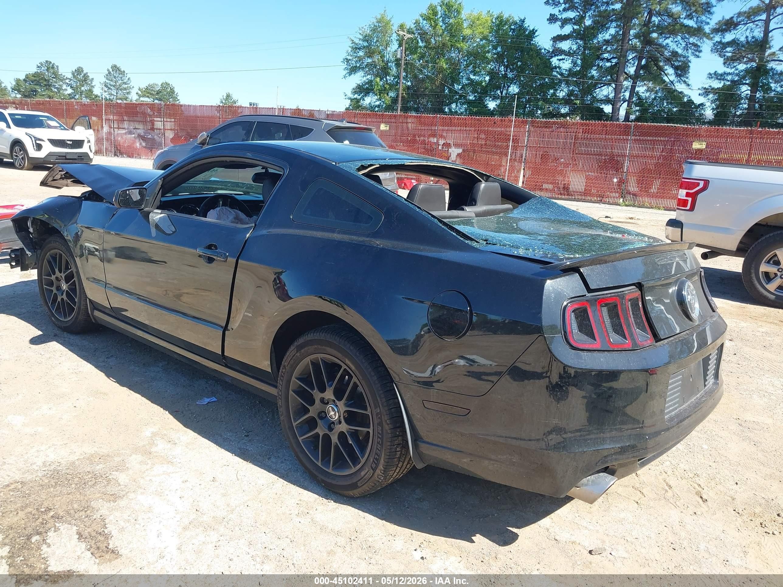 2014 Ford Mustang V6 Premium Black vin: 1ZVBP8AM5E5315968
