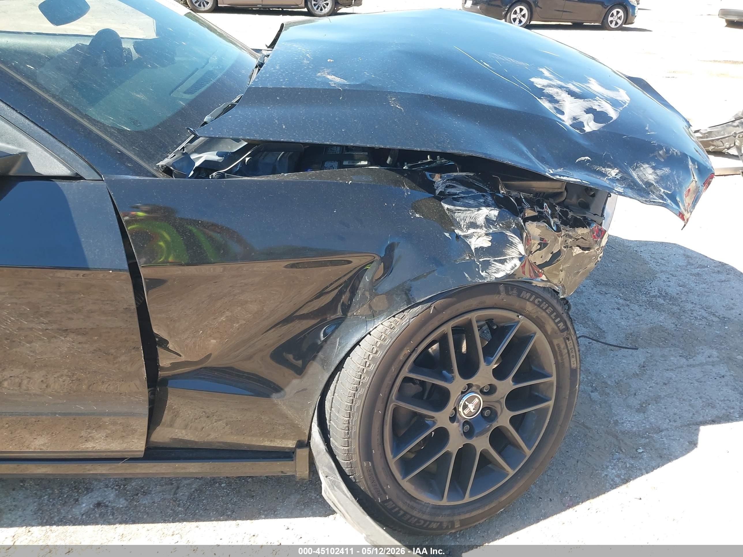 2014 Ford Mustang V6 Premium Black vin: 1ZVBP8AM5E5315968