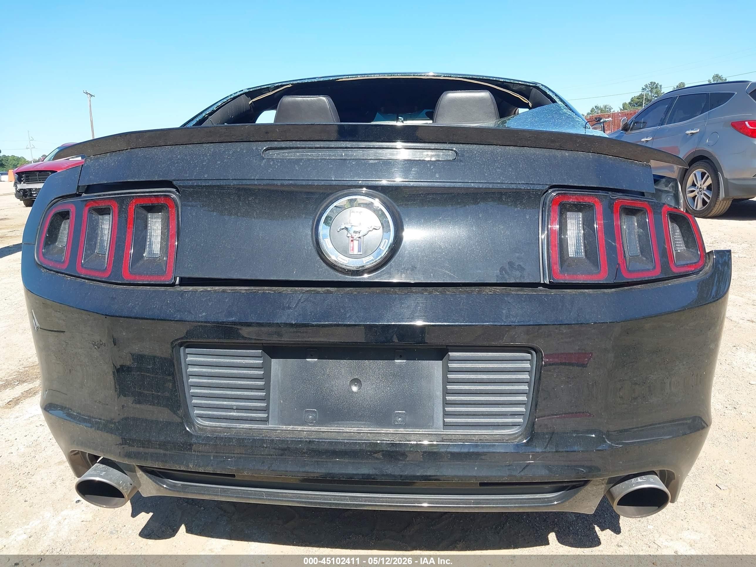 2014 Ford Mustang V6 Premium Black vin: 1ZVBP8AM5E5315968