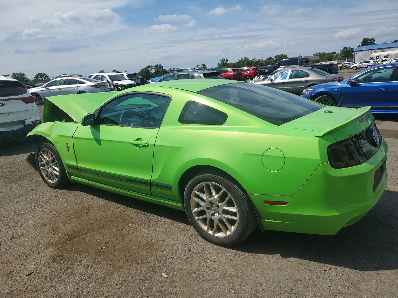 2014 Ford Mustang Green vin: 1ZVBP8AM5E5318224