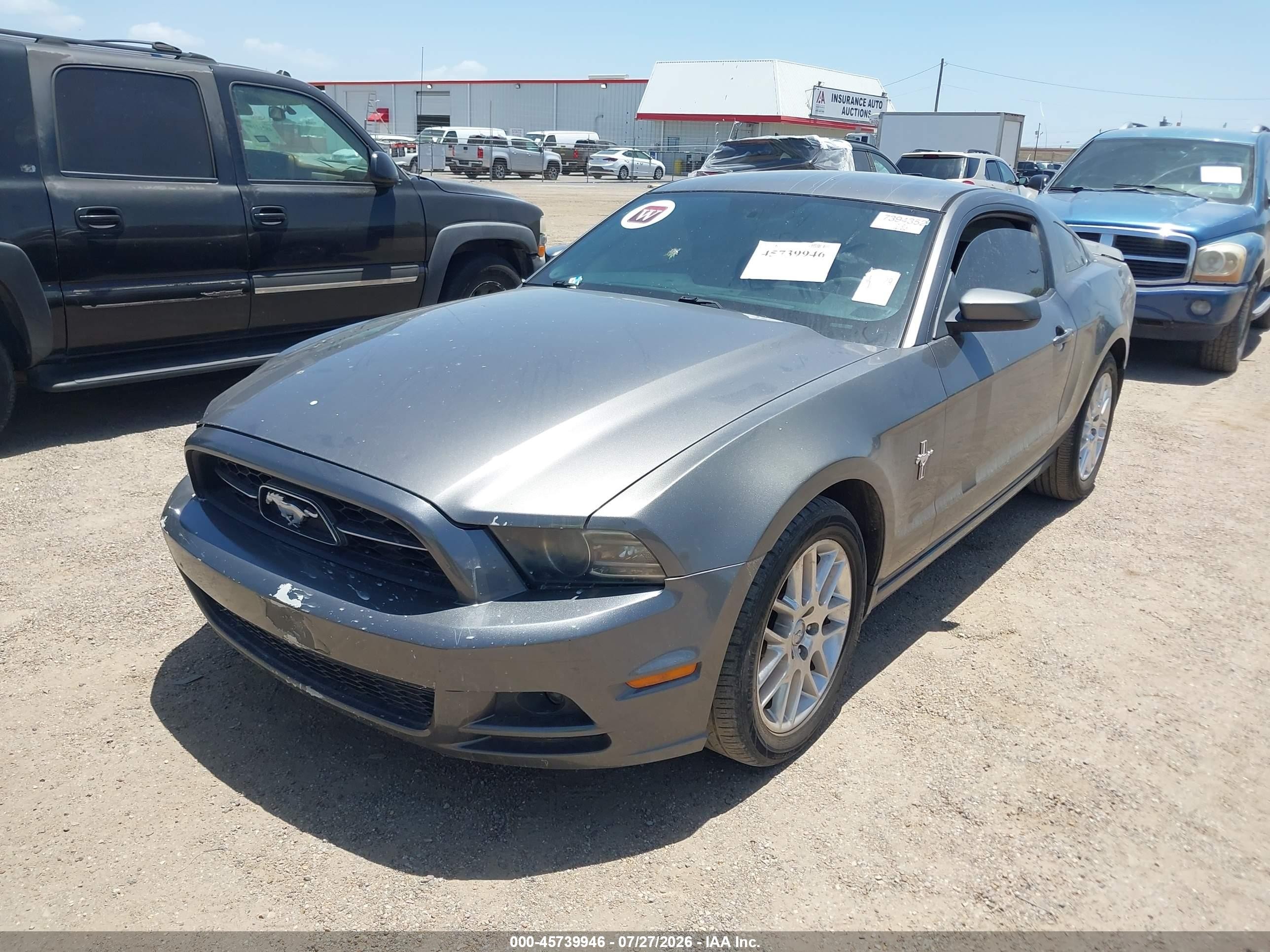 2014 Ford Mustang V6 Premium Gray vin: 1ZVBP8AM5E5319101
