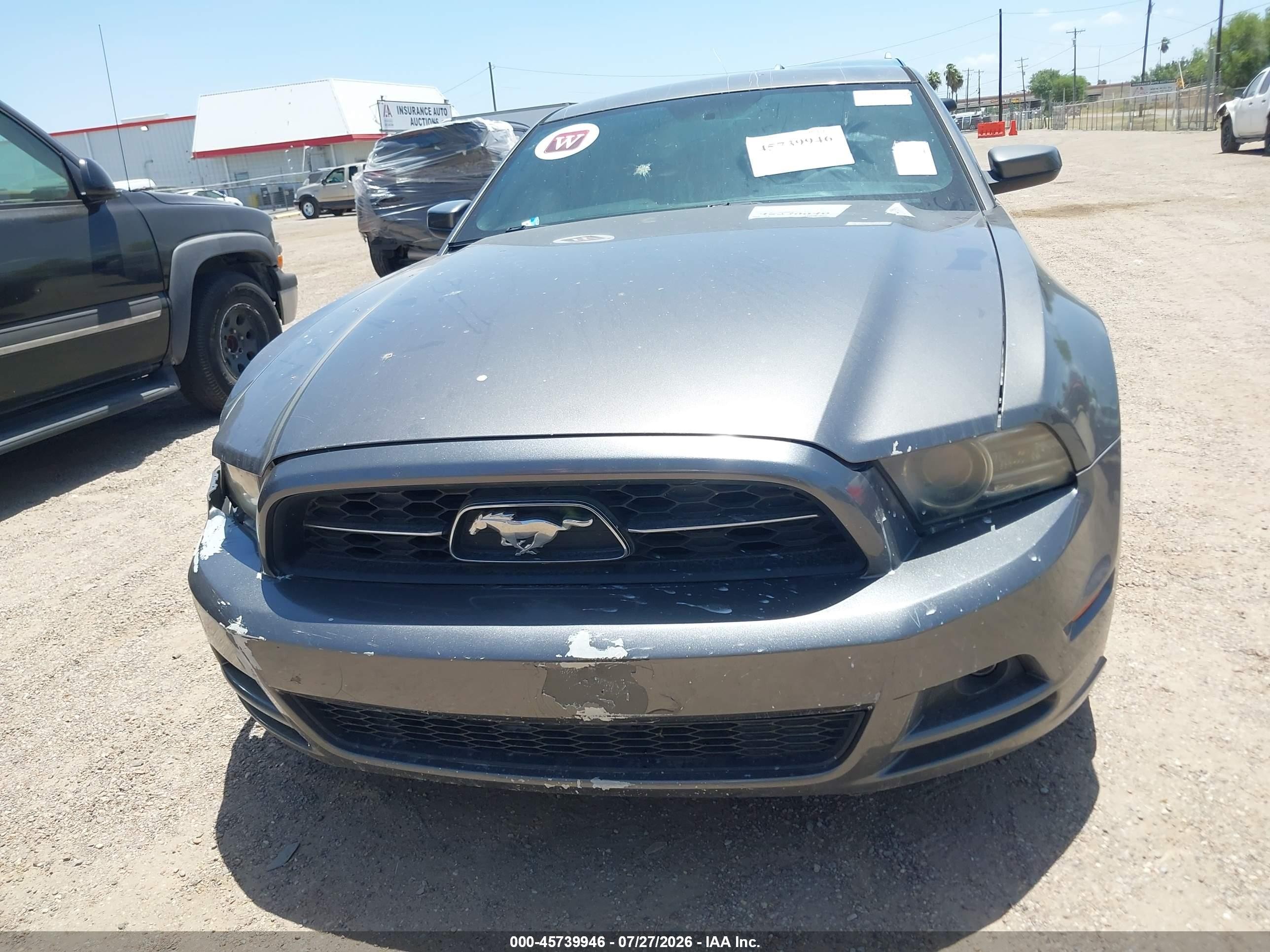 2014 Ford Mustang V6 Premium Gray vin: 1ZVBP8AM5E5319101