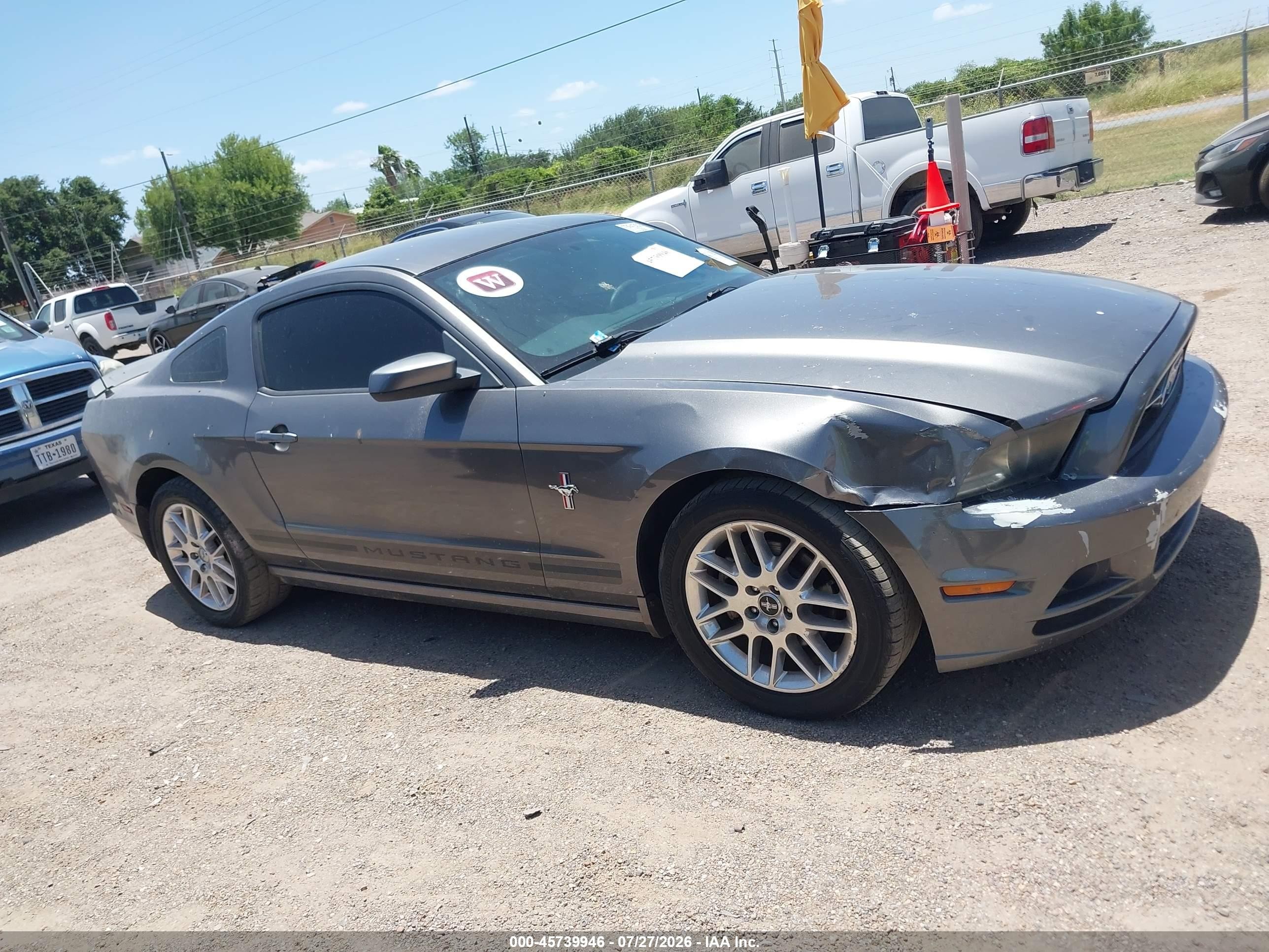 2014 Ford Mustang V6 Premium Gray vin: 1ZVBP8AM5E5319101