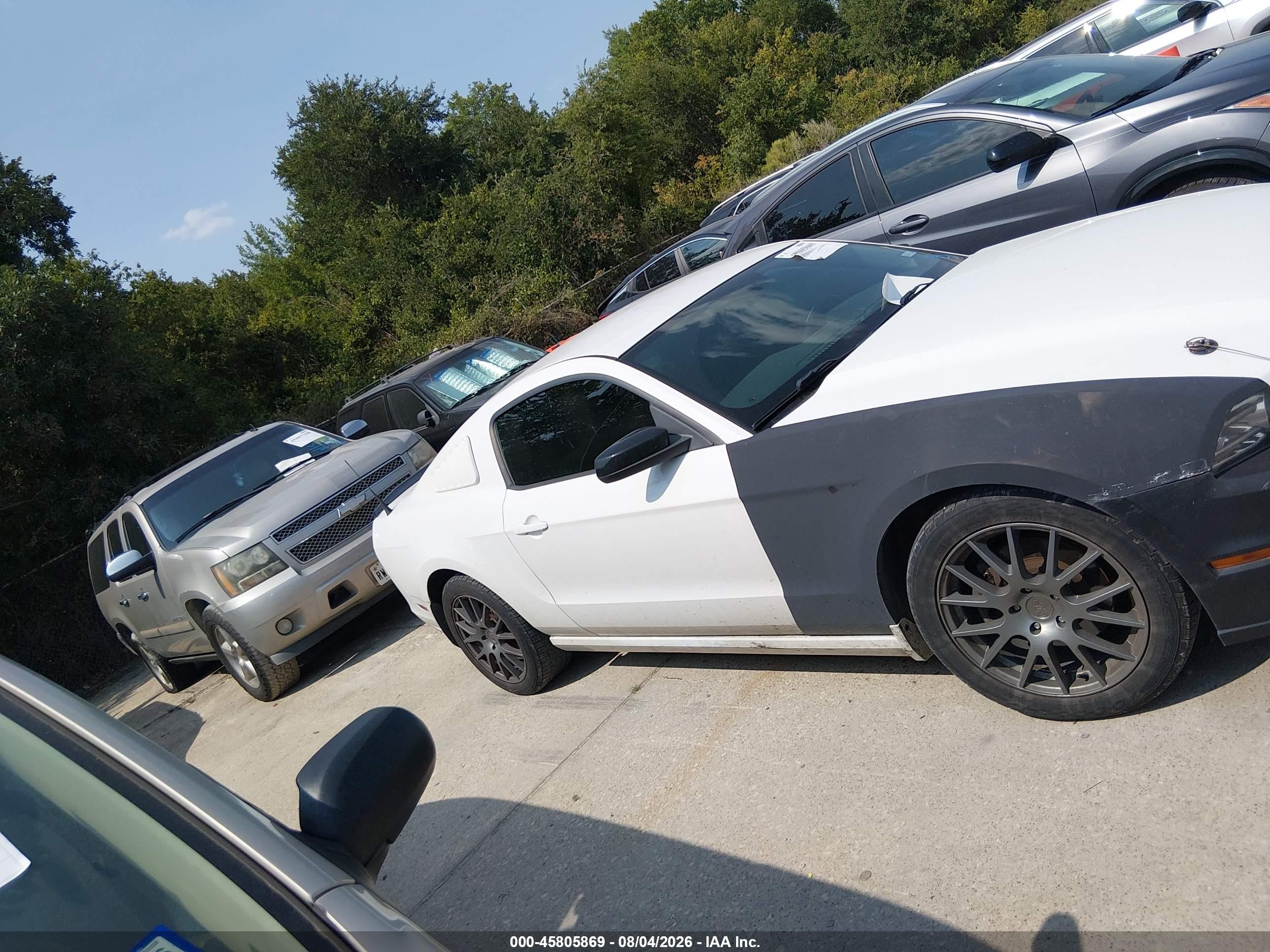 2014 Ford Mustang V6 White vin: 1ZVBP8AM5E5331877