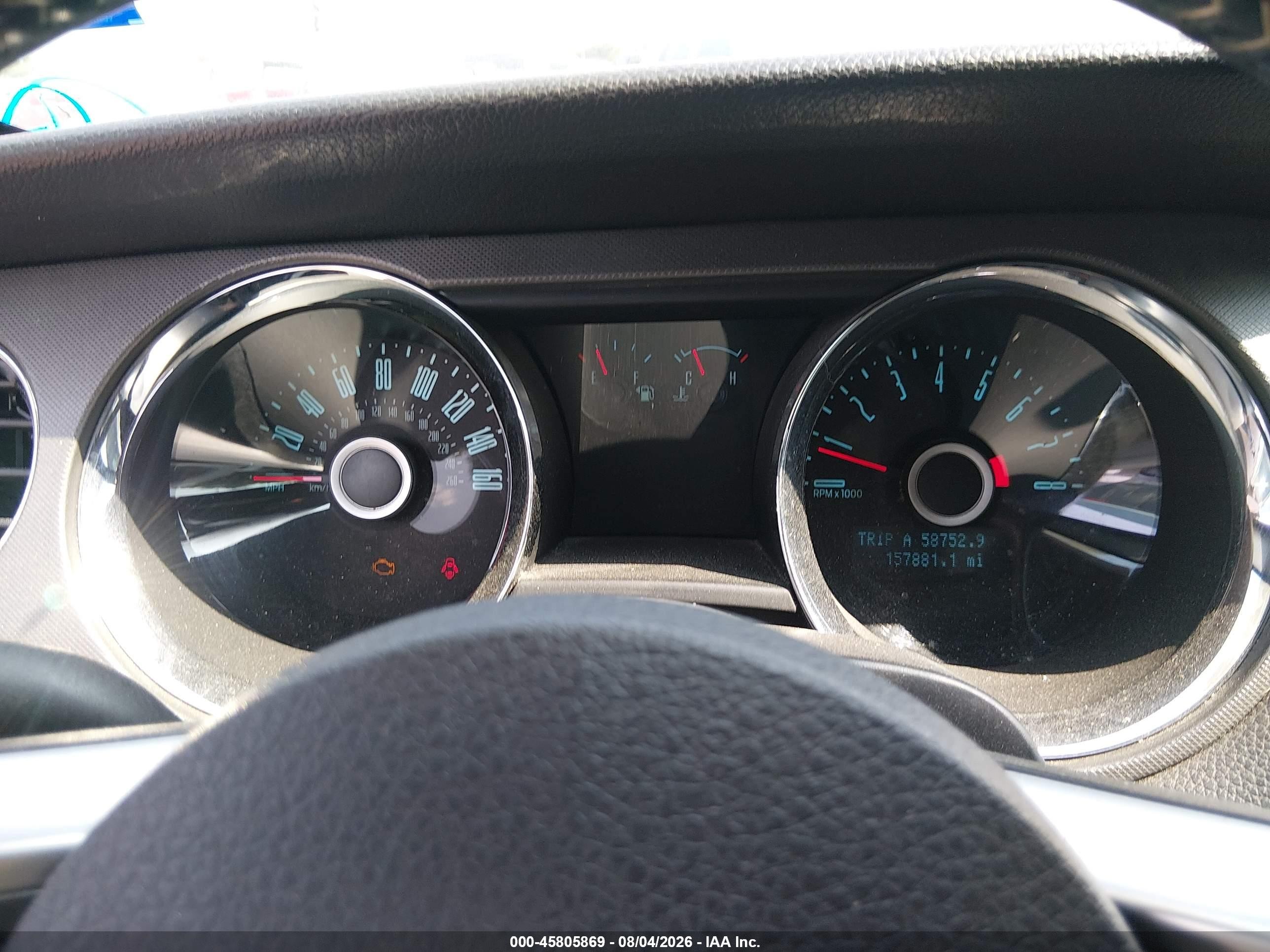 2014 Ford Mustang V6 White vin: 1ZVBP8AM5E5331877