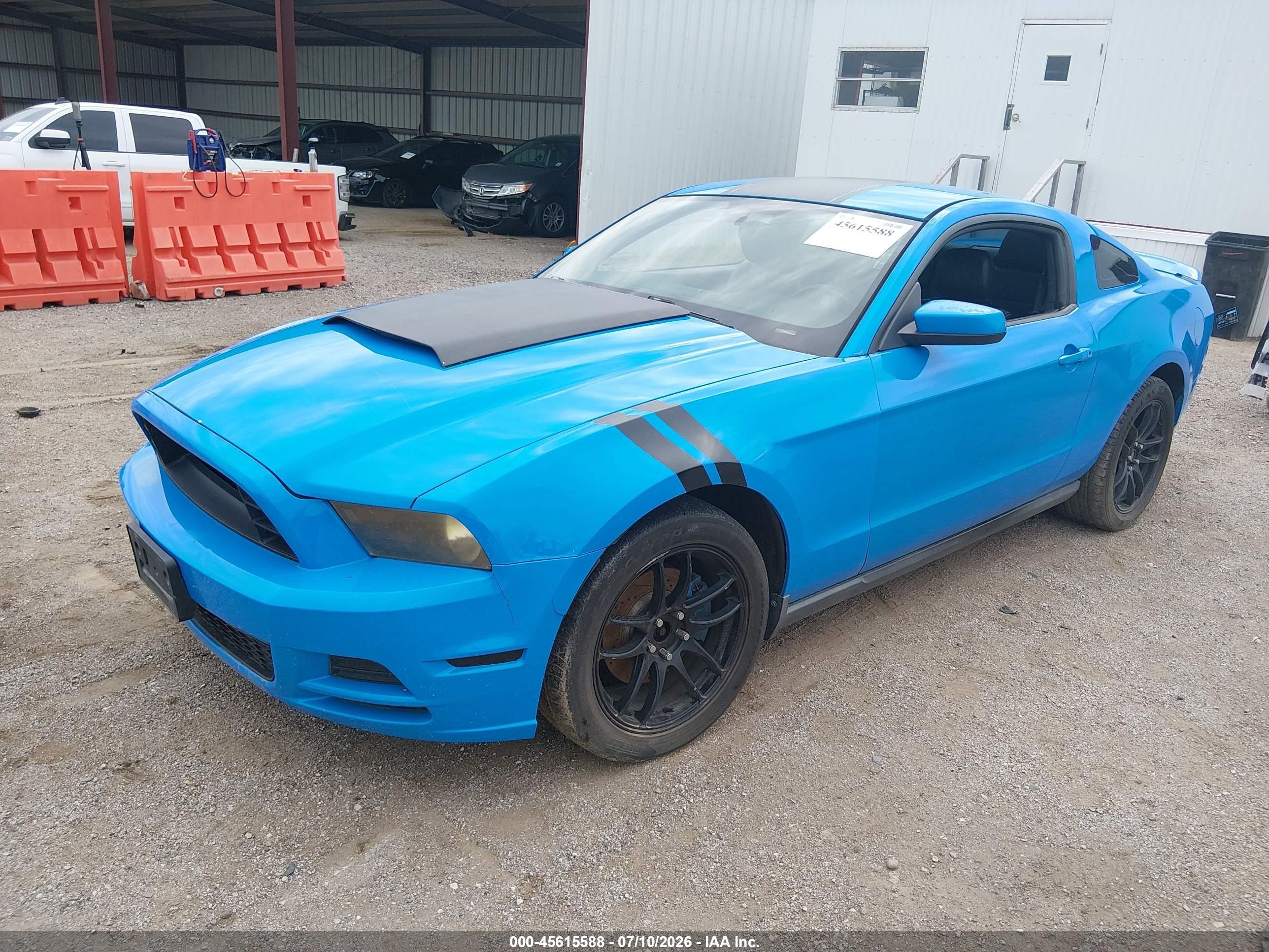 2011 Ford Mustang V6 Premium Blue vin: 1ZVBP8AM6B5101387