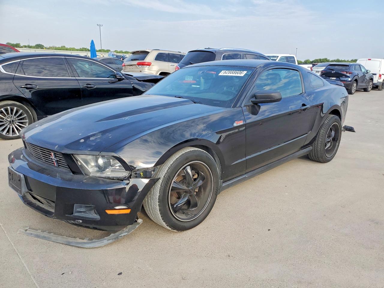 2011 Ford Mustang Base Black vin: 1ZVBP8AM6B5146653