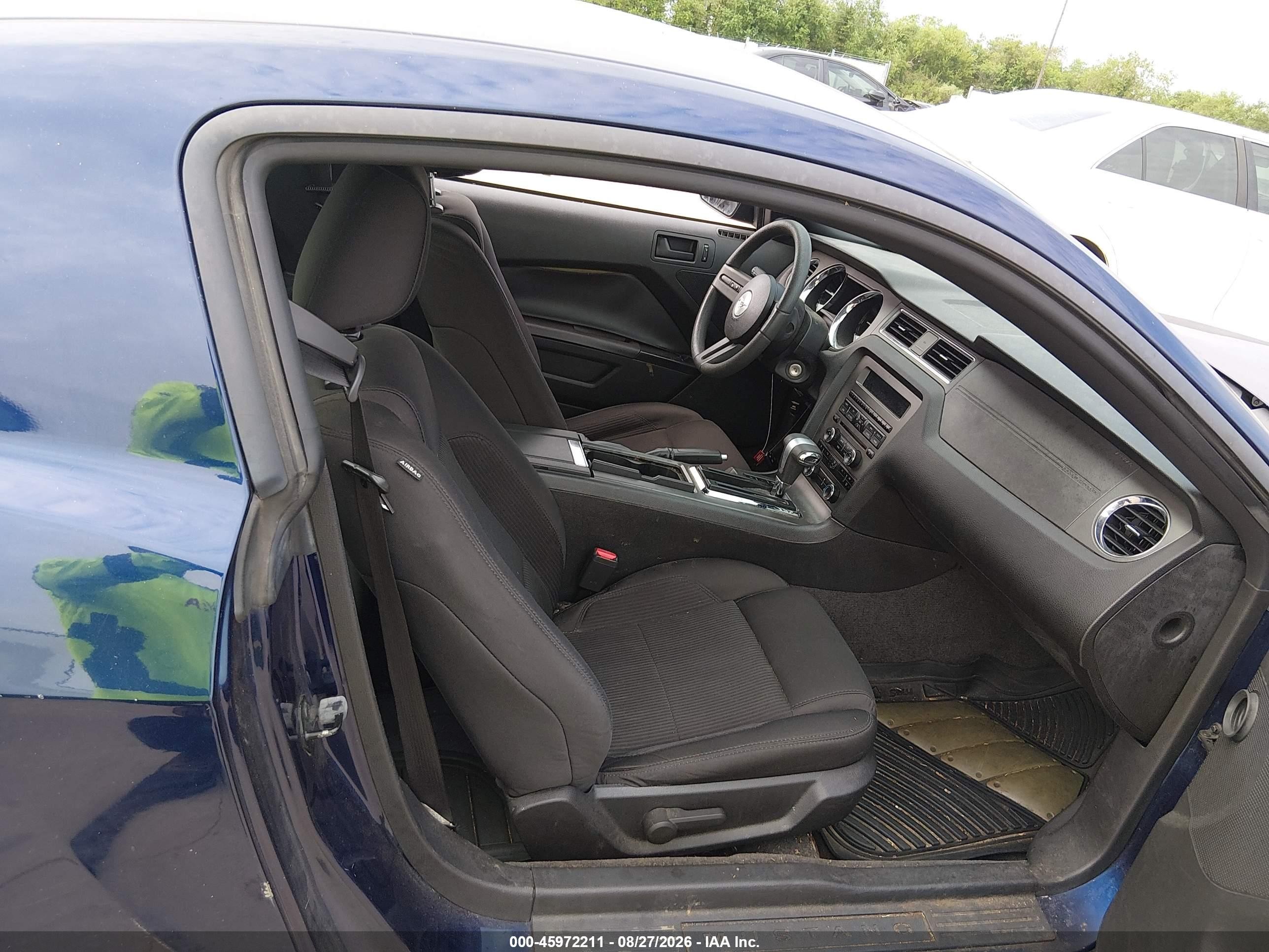 2011 Ford Mustang V6 Blue vin: 1ZVBP8AM6B5152792