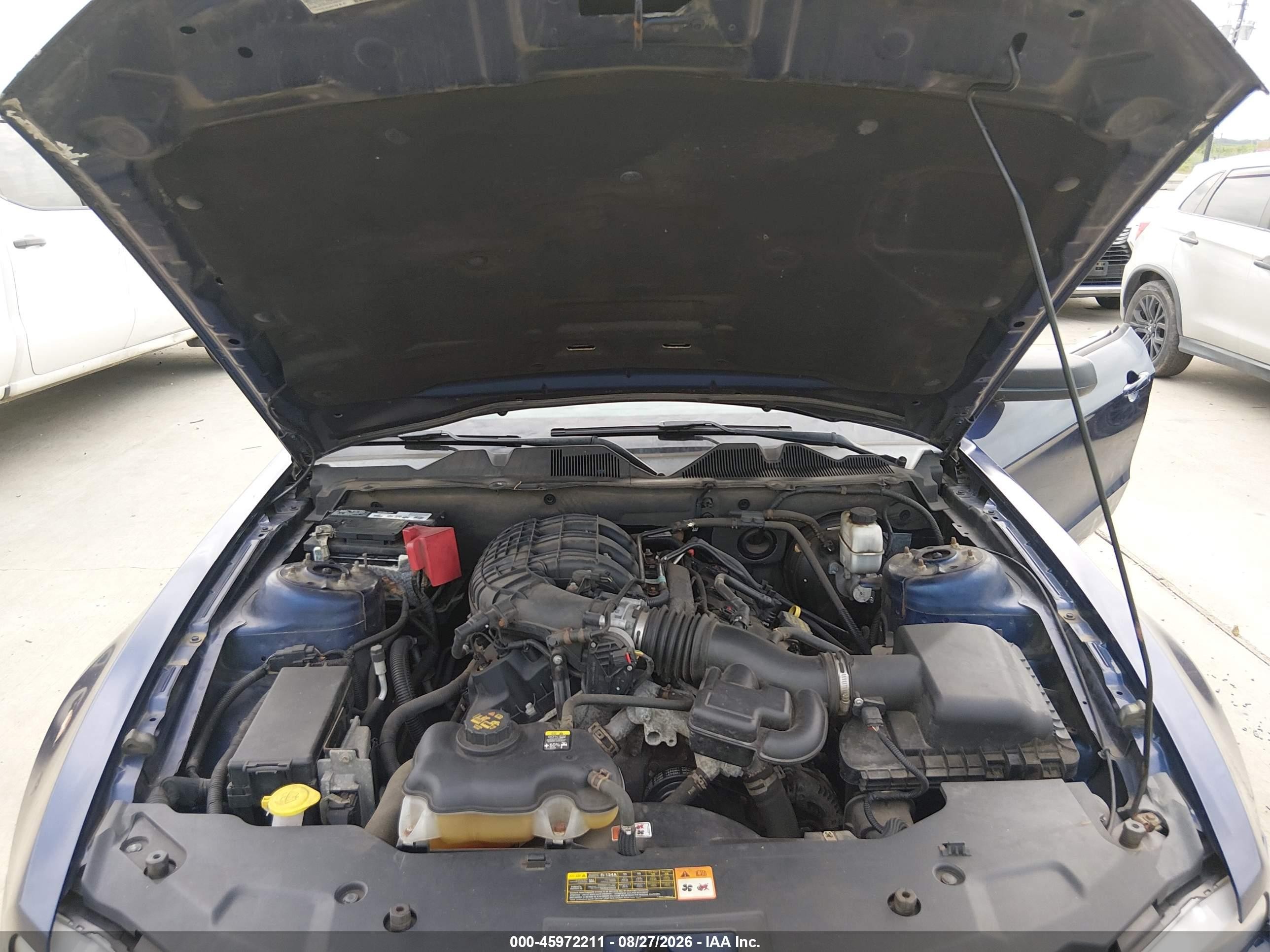 2011 Ford Mustang V6 Blue vin: 1ZVBP8AM6B5152792