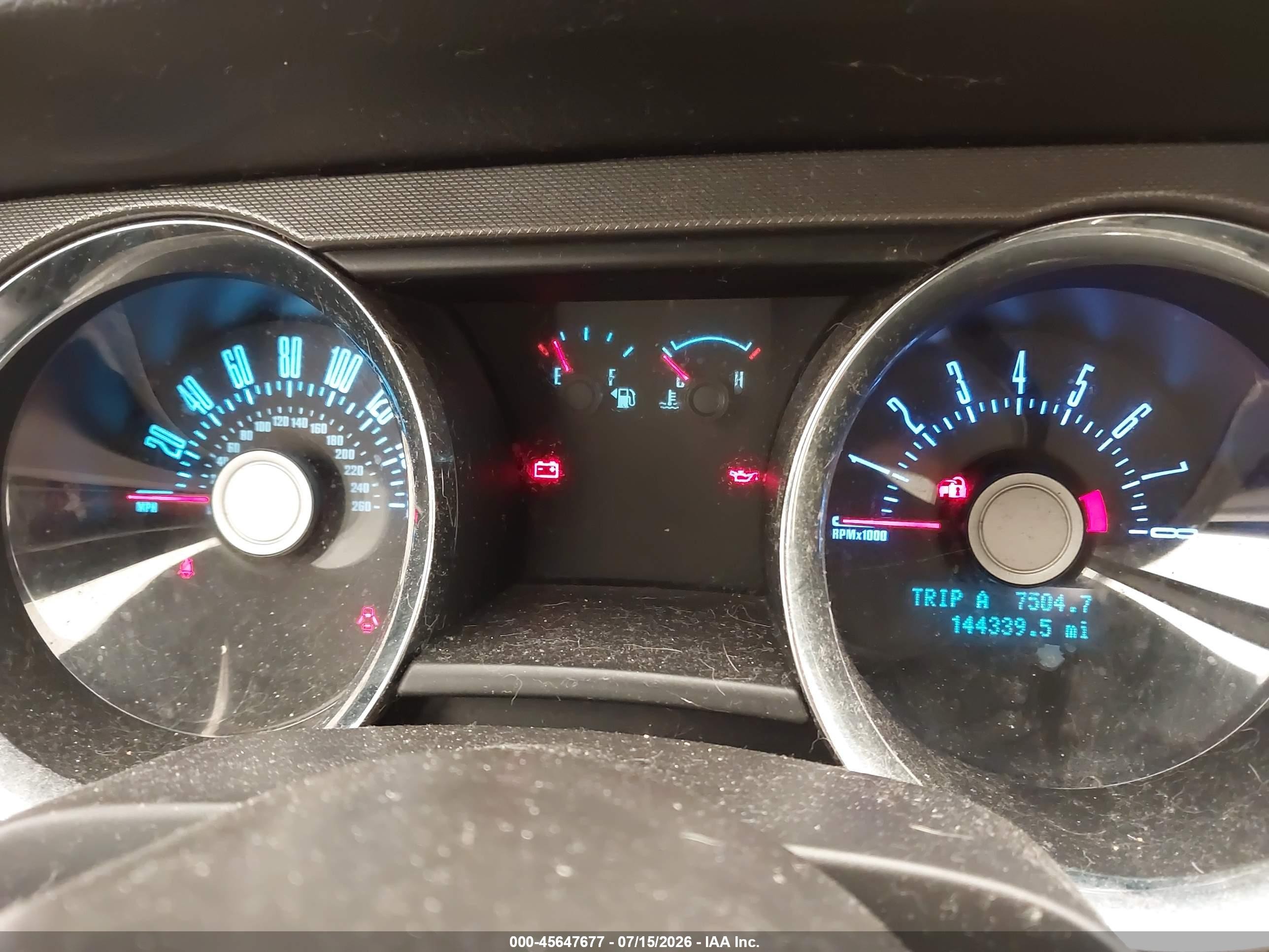 2011 Ford Mustang V6 Blue vin: 1ZVBP8AM6B5157216