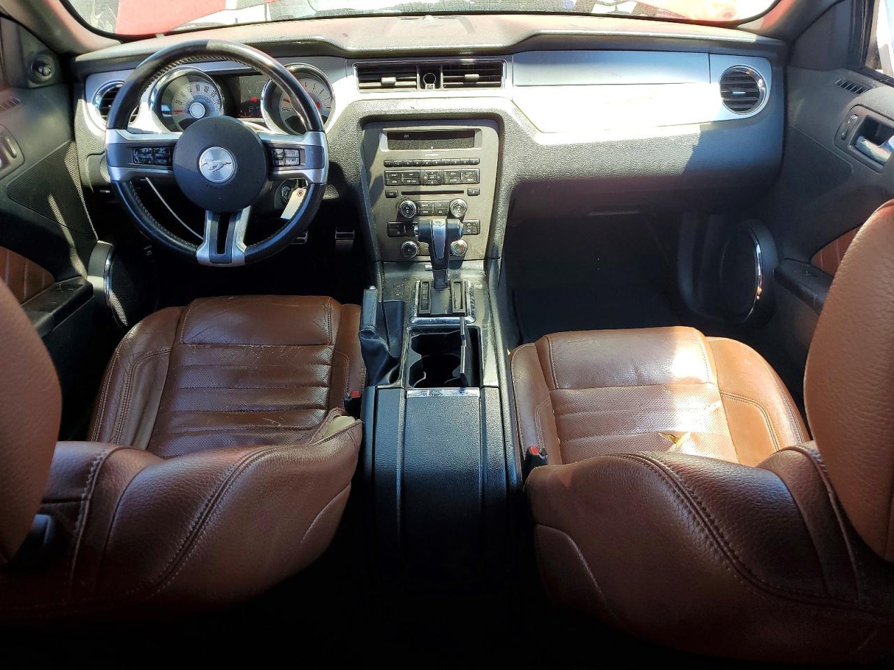 2011 Ford Mustang Red vin: 1ZVBP8AM6B5157734